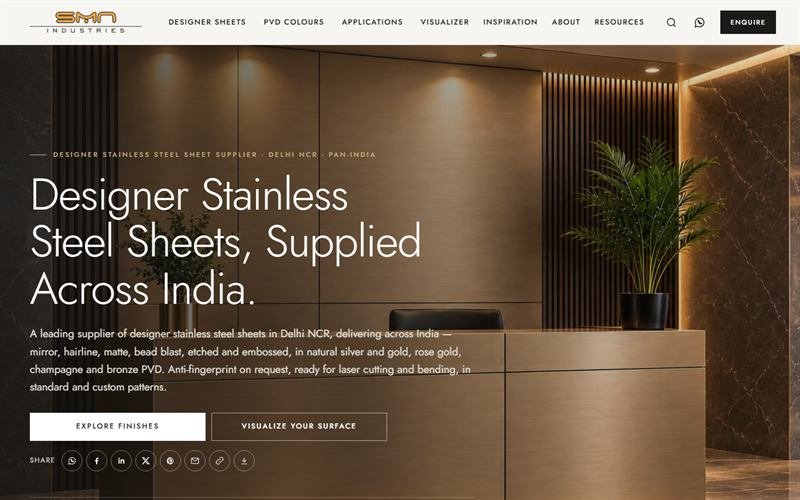 Homepage of SMN Industries